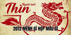 2012 mệnh gì hợp màu gì