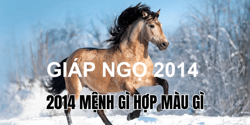 2014 mệnh gì hợp màu gì