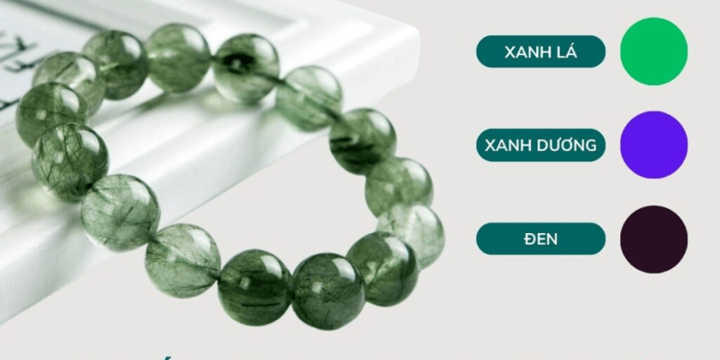 Màu sắc phù hợp với phụ kiện phong thủy