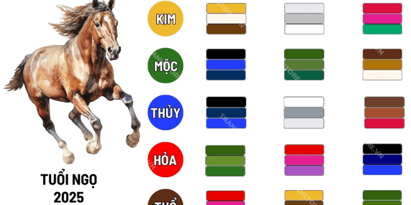 Những màu sắc hợp với tuổi Giáp Ngọ 2014