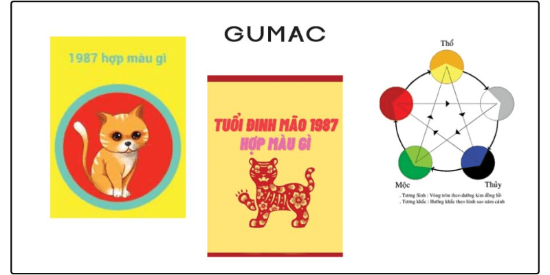 Sinh năm 1987 nên tránh màu gì