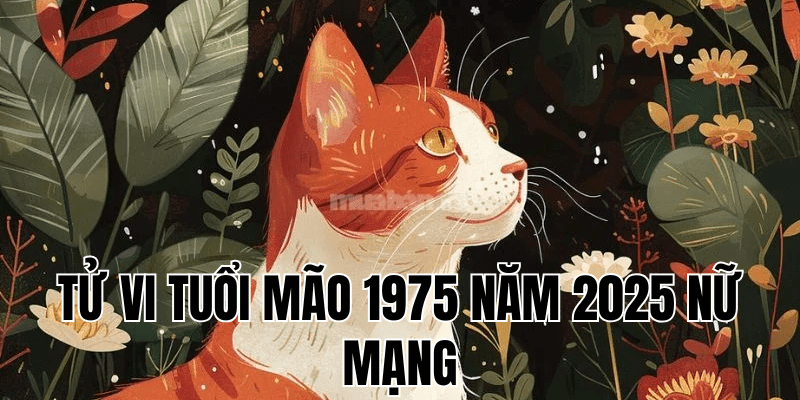 tử vi tuổi mão 1975 năm 2025 nữ mạng